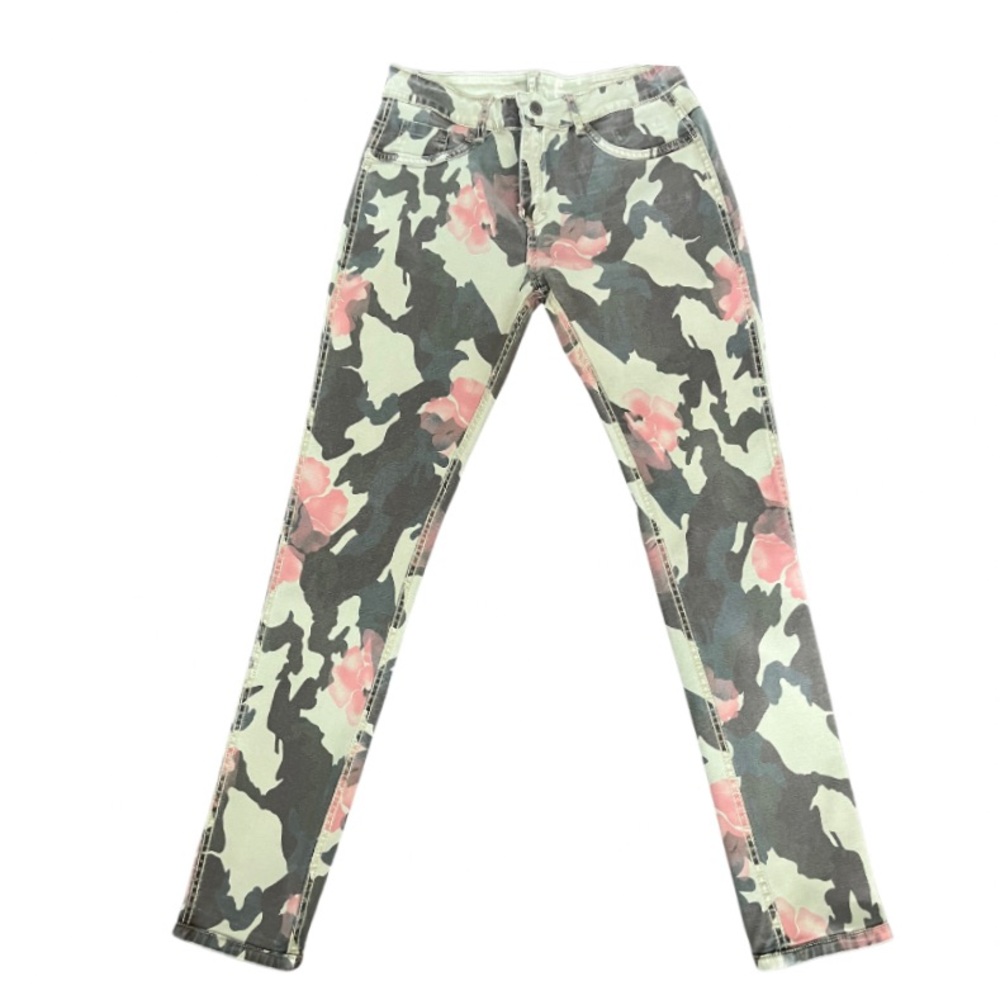 TEMPO PARIS || CAMOUFLAGE || STRAIGHT LEG REVERSIBLE PANT || SIZE M/38